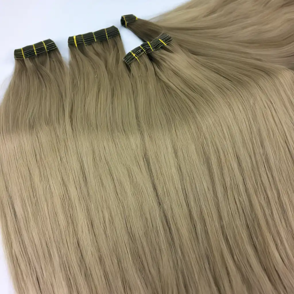 China Double Drawn Russian Tape-in Hair Extensions Supplier