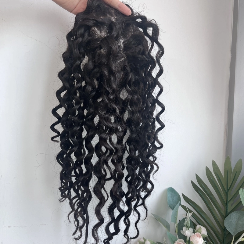 Curly hair toppers for thinning hair