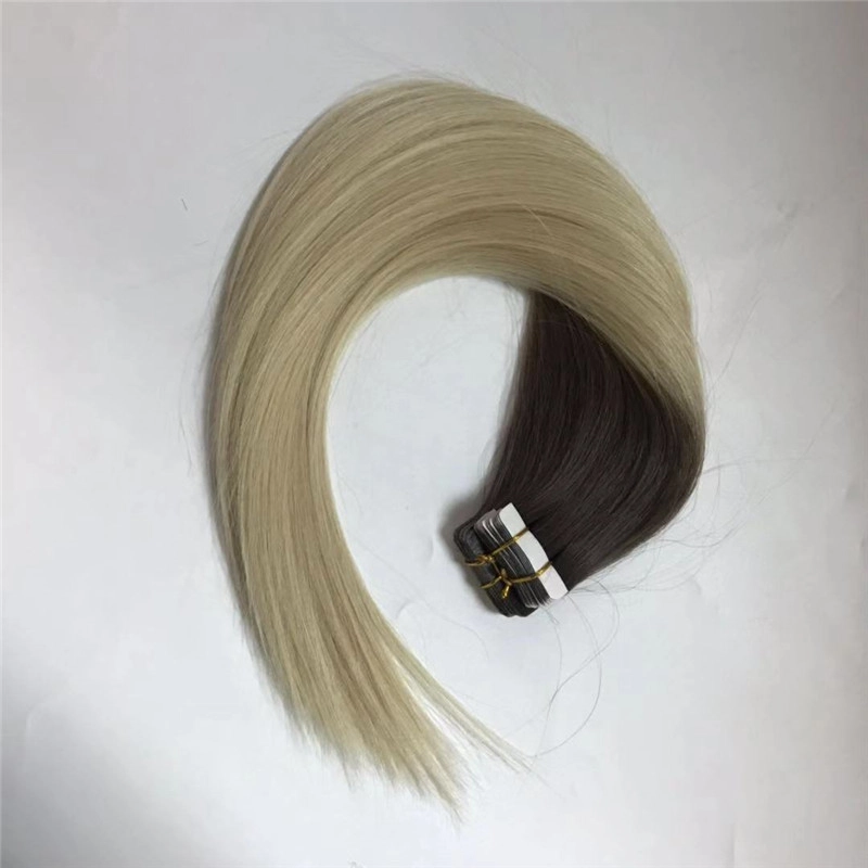22 Inch Tape-In Human Hair Extensions for Fine Thin Hair